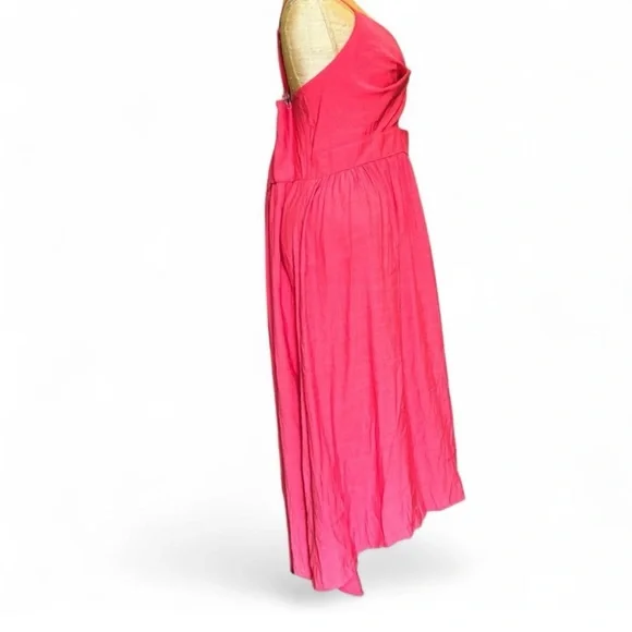 Nine West Pink Cutout Midi Dress - Picture 2 of 5